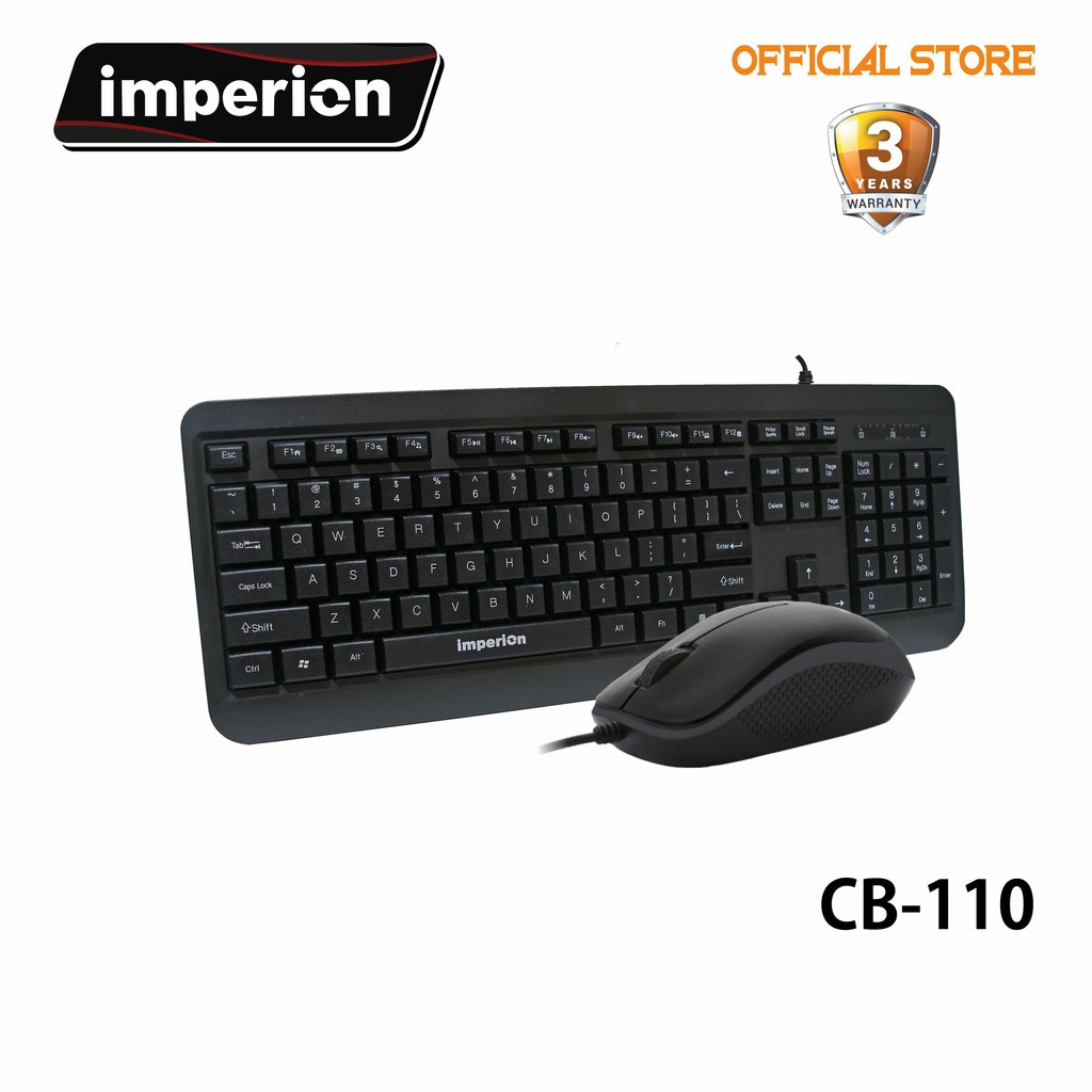 Keyboard Mouse CB-110 PAKETAN COMBO - Keyboard Plus Mouse Kabel