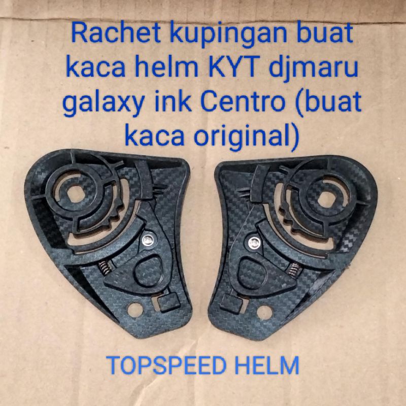 Rachet helm KYT djmaru galaxy kupingan kaca helm ink Centro