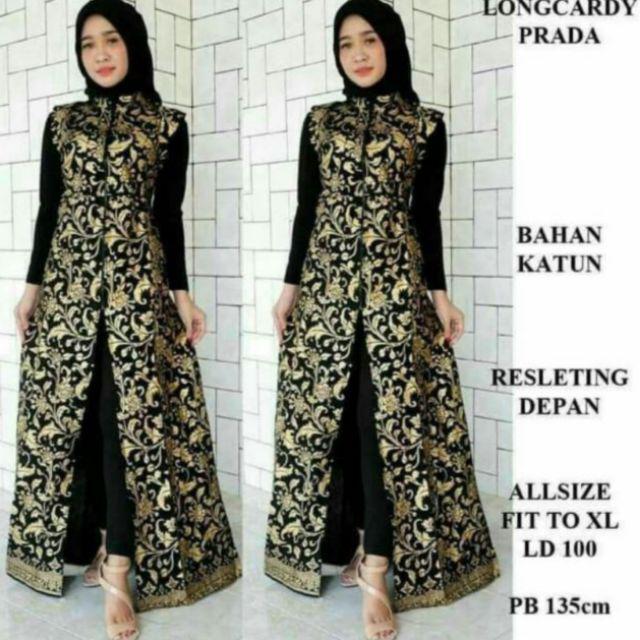 Seragam Keluarga Maura Couple Sania Ruflle Batik Couple Ori Ndoro Jowi - Motif Bakung Prada-LONCARDY