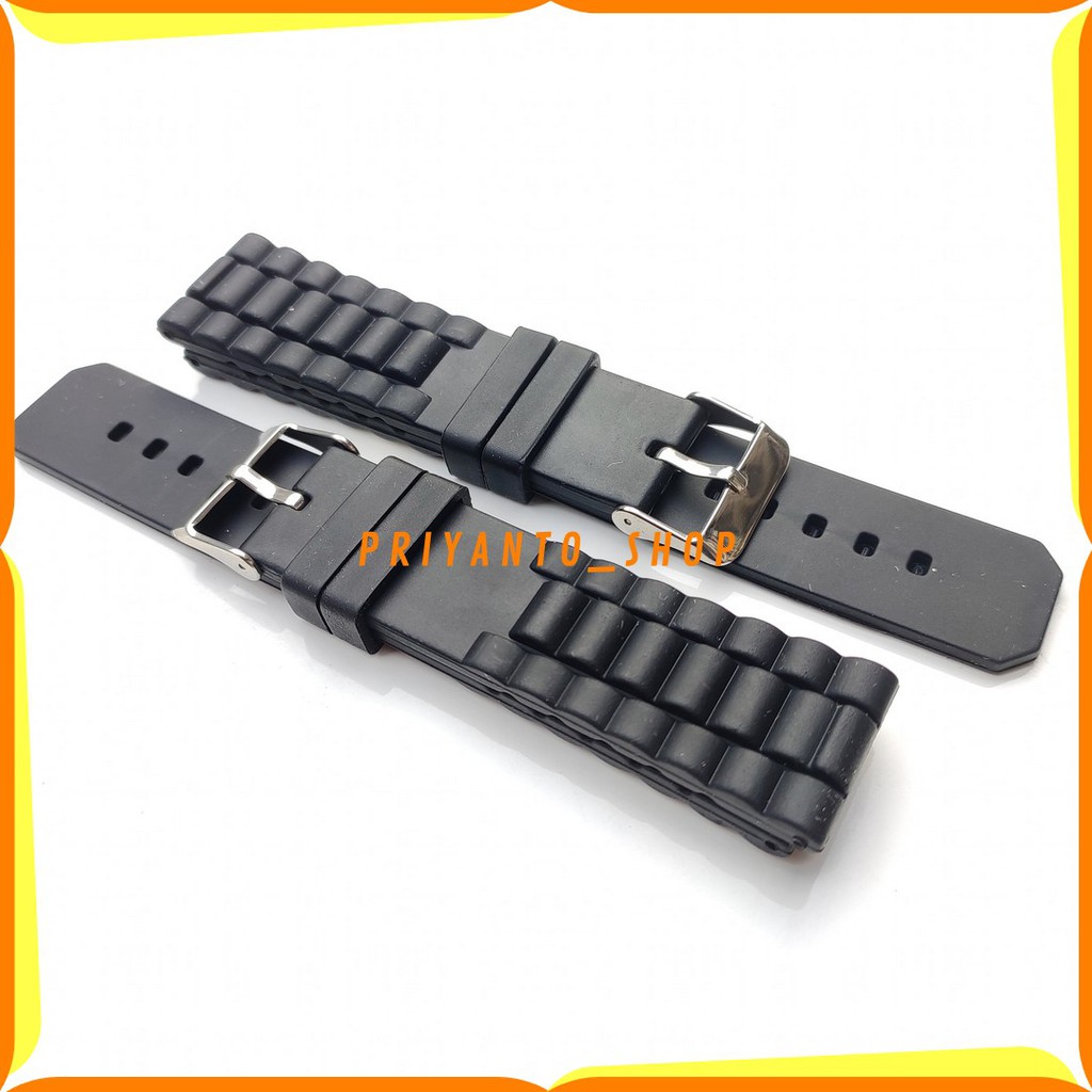 Strap Tali Jam Rubber Watch 22mm Tali Jam Tangan Universal 22MM Free Pen Termurah