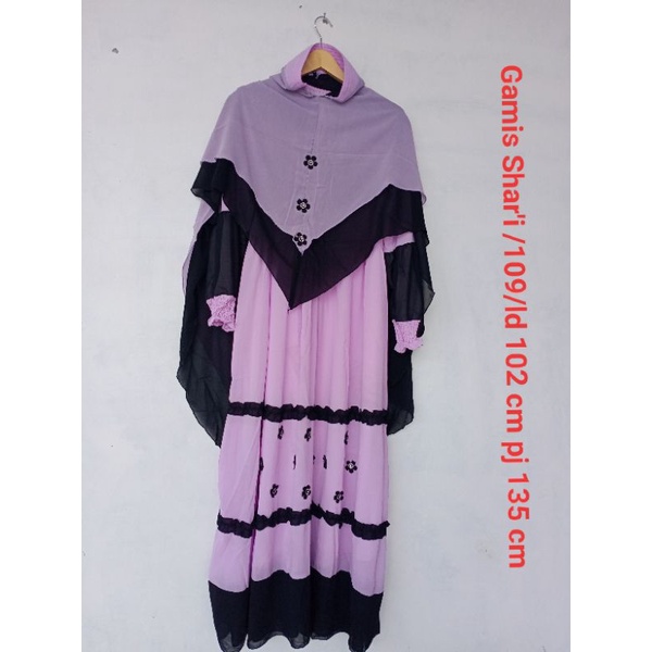 Gamis wanita lilac [SALE]