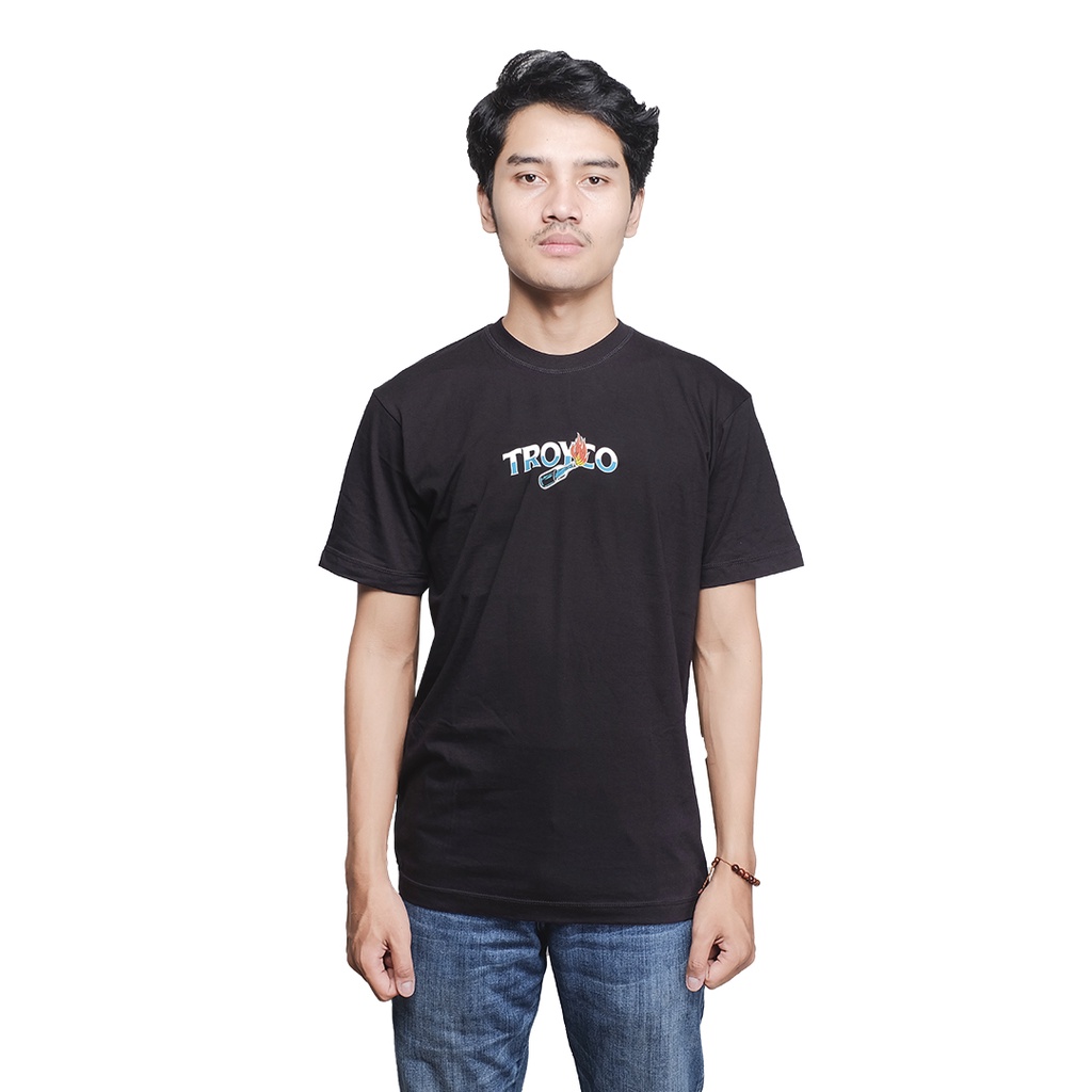 Troy Company T-Shirt Kaos Hitam MT 1669