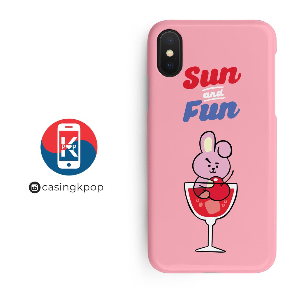 Caseme Casing
 HP HANDPHONE KPOP BT21 COOKY SUN AND FUN