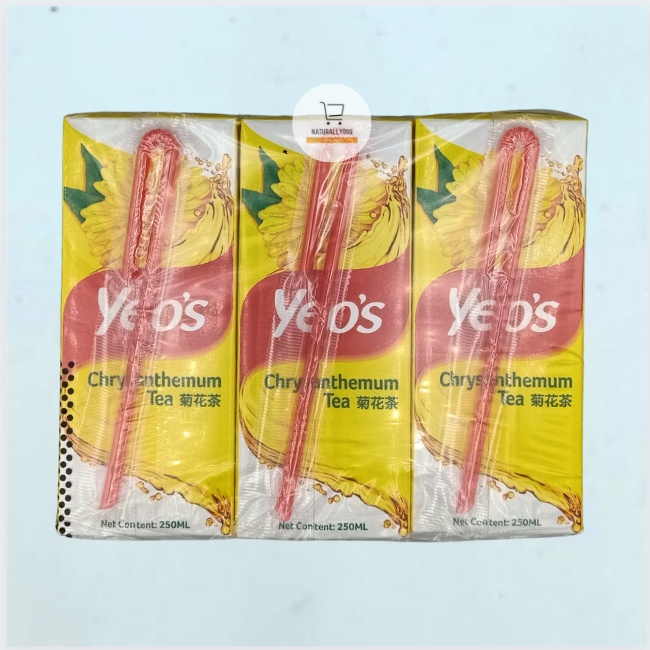 Yeos Drink Chrysanthemum Kotak 6x250mL Teh Bunga Krisan Yeo's