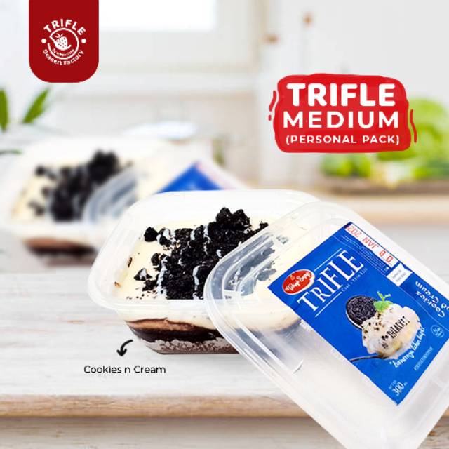 

Trifle cheese cookies & cream (medium/personal pack)