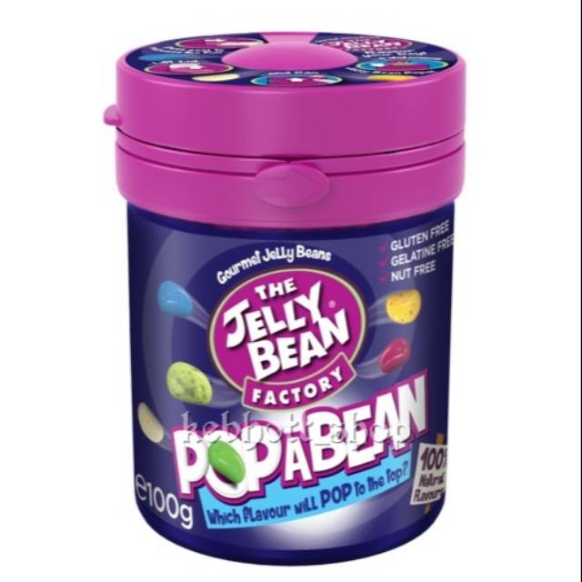 

The Jelly Bean Factory Popa Bean Candy 100 gr Permen jell Lunak