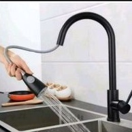 paket komplit kitchen sink ISAN 6045 black / Paket bak cuci piring hitam 6045 model Bolzano