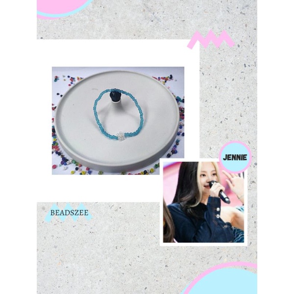 ‼️BACA DESKRIPSI‼️ Gelang manik kpop replika Blackpink Jennie