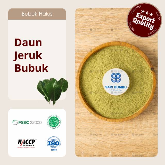 

Daun jeruk bubuk / citrus leaf powder 250 gram