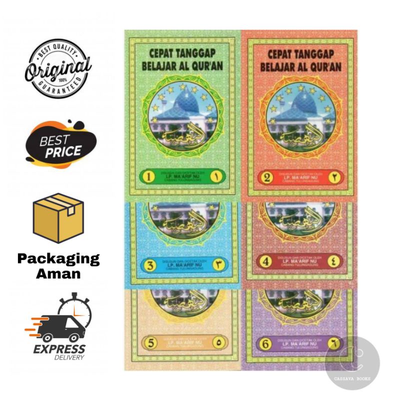 Iqro' An-Nahdliyah; Cepat Tanggap Belajar Al-Qur'an Jilid 1-6