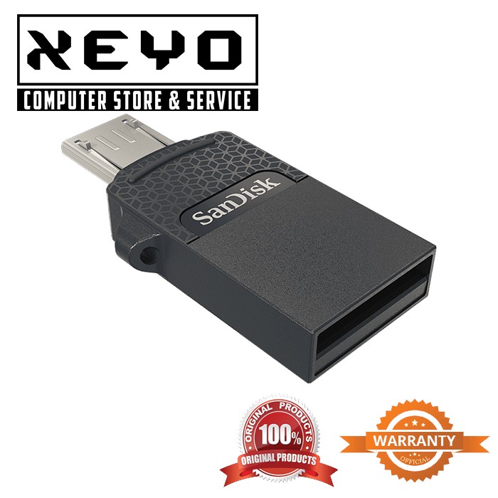 Flash Disk Flashdisk Sandisk Dual Drive OTG USB 2.0 Micro USB 32GB