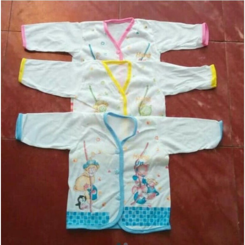 Baju panjang bayi murah new born 1/2 lusin