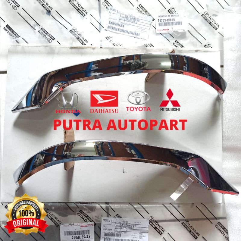 list chrome belakang bodykit innova venturer original