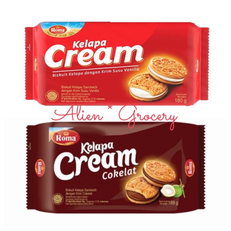 

Roma Biskuit Kelapa Cream Coklat Cokelat 180gr 189gr