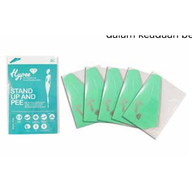 Hypee Stand Up And Pee Isi 5pcs - Corong Pipis Wanita Sekali Pakai Pispot
