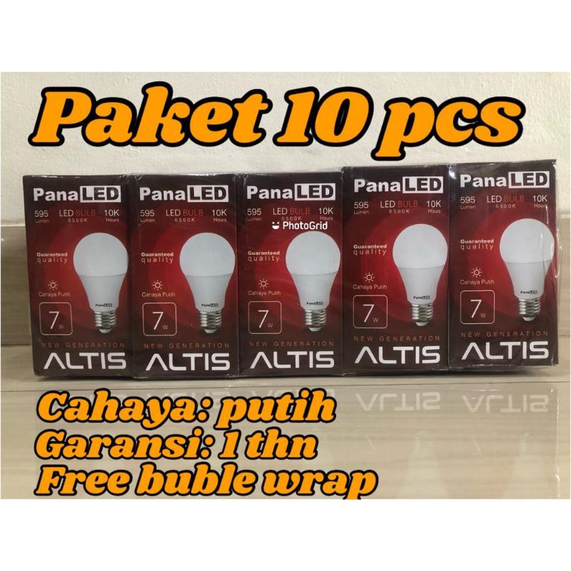 BOHLAM LED PANALED ALTIS 7 W PAKET 10 PCS