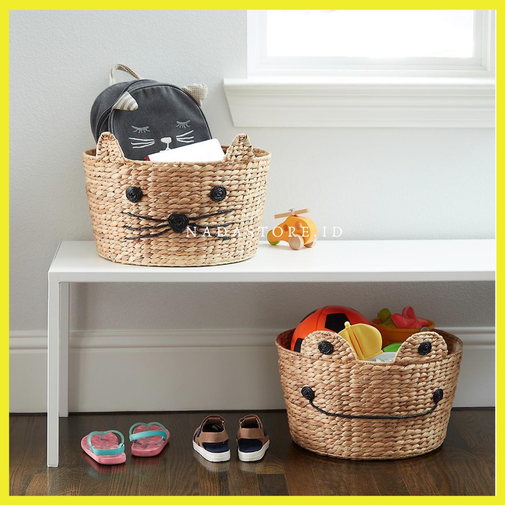 Nadastore - Chara Keranjang Anyaman Karakter / Basket Anyaman Enceng Gondok Character