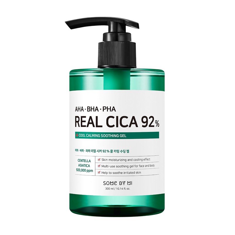 SOMEBYMI AHA BHA PHA Real Cica 92% Cool Calming Soothing Gel 300ml