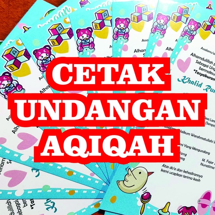 

Undangan Aqiqah Murah