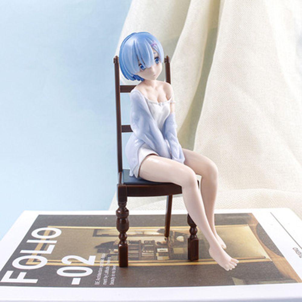 Needway Re ZERO Starting Life in An Other World Collection Mainan Untuk Hadiah Rem Anime Figure 17cm Relax Rem Action Figure