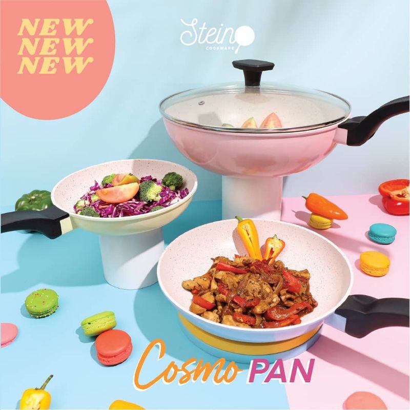 Steincookware Cosmo Pan Stackable 4pcs - Panci Susun stein