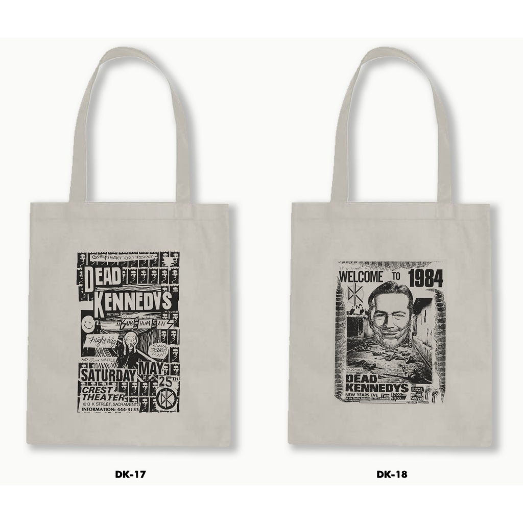 TOTE BAG BLACU - DEAD KENNEDYS 01