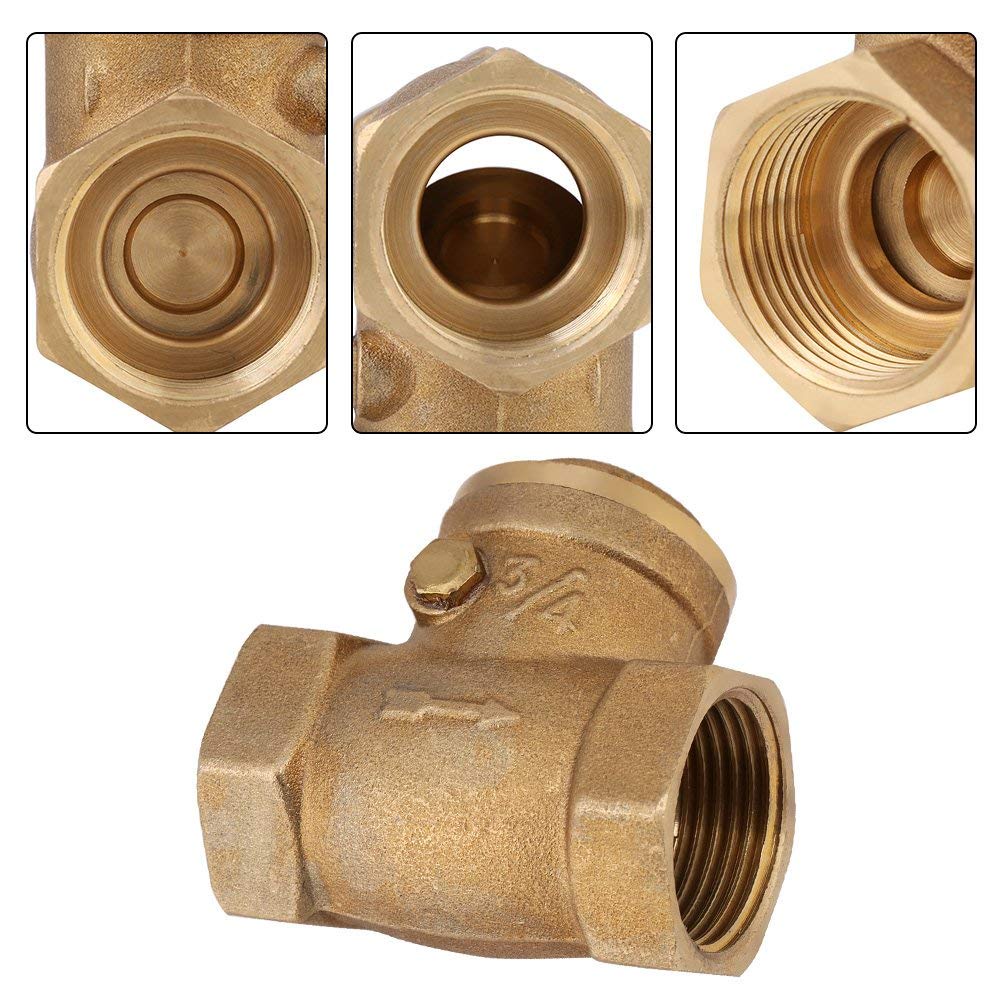 Swing Check Valve 3/4 Inch Perruno Klep Tabok Full Tembaga Klep Tabok