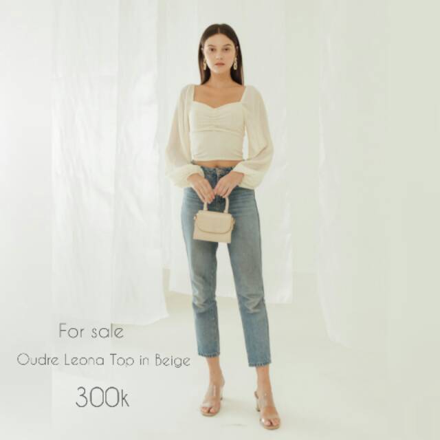 Oudre Leona Top Beige M/L