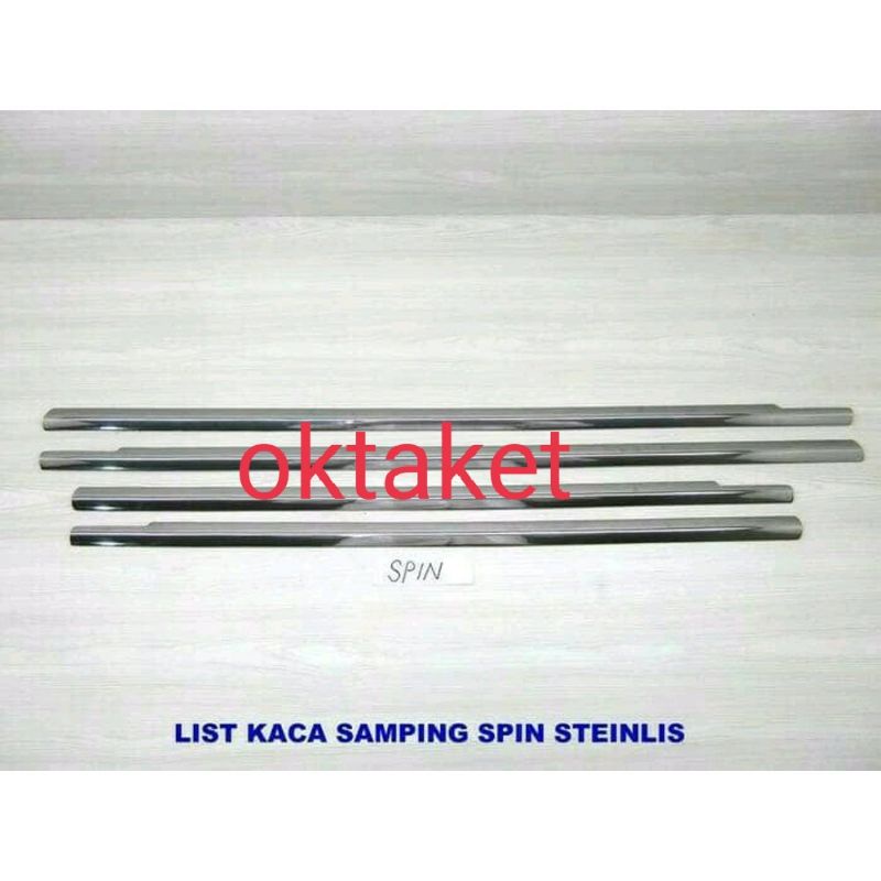 list kaca samping Chevrolet Spin stainless