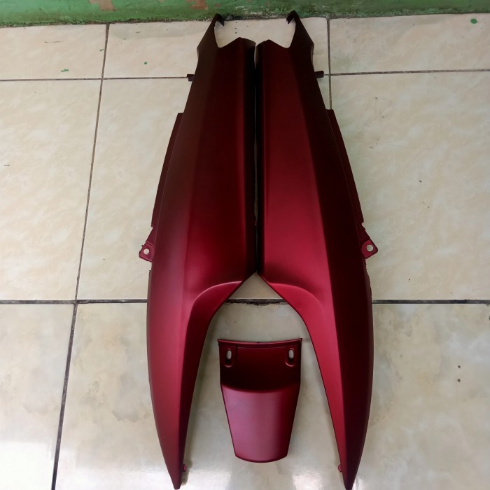 Full body alus Mio sporty lama merah doff