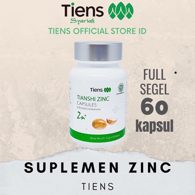 [TERLARIS] TIANSHI ZINC CAPSULE | PENGGEMUK BADAN TIENS | SUPLEMEN MAKANAN | PENAMBAH NAFSU MAKAN TI