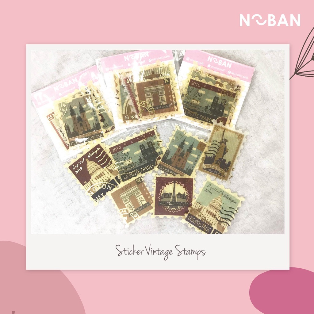

Sticker Vintage Stamps