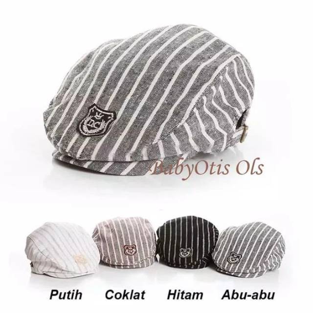 Topi Baret DC Anak Bayi Topi Pet Flat Cap