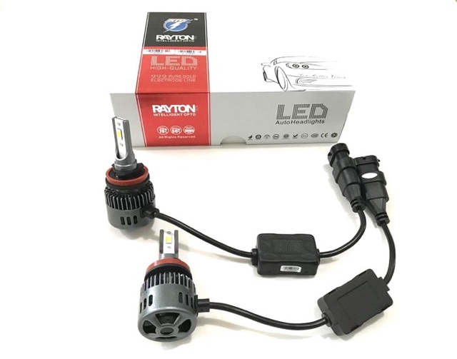 Lampu Led Mobil H11 HB3 HB4 HIR2 H7 H8 H9 Tiga Warna RTD A40 Original