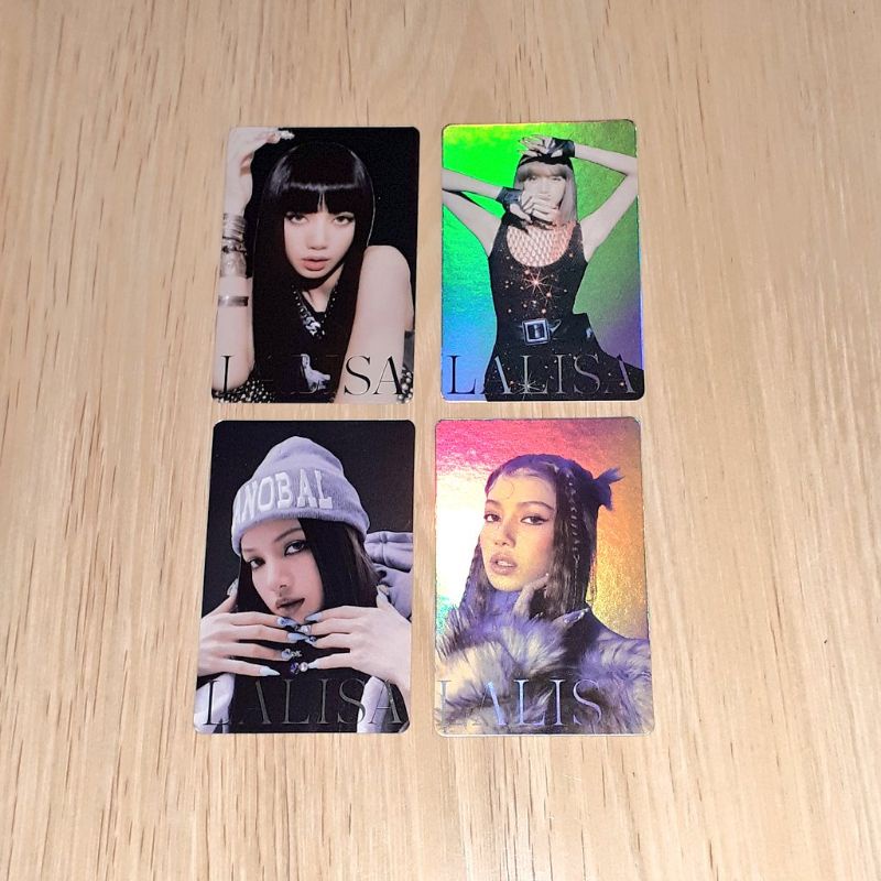 Blackpink Official photocard Lisa pob YG select benefit album lalisa hologram pc & mirror pc