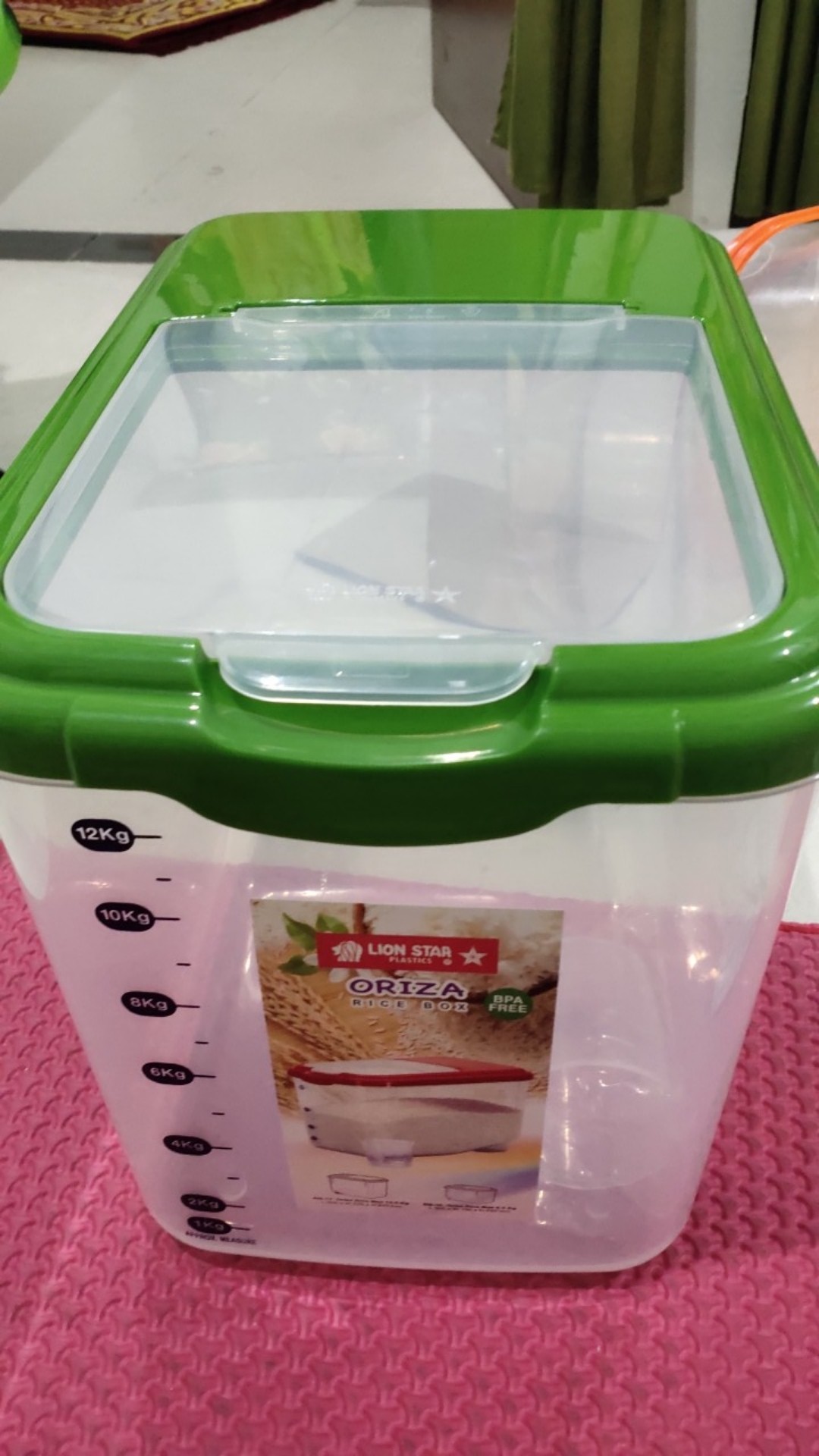 Rice Box 12,5 Kg Lion Star Tempat Beras Rb-17 Oriza