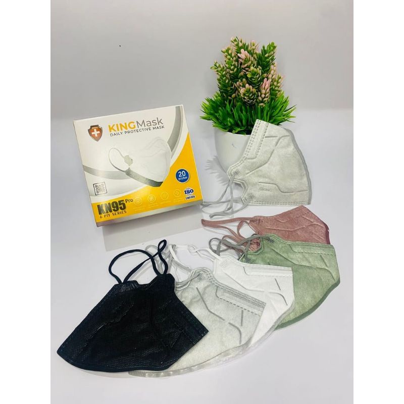 MASKER KN95 PRO KINGMASK 6PLY ISO KEMENKES 1BOX 20PCS
