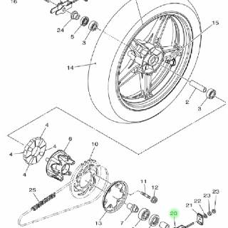 Anting Setelan Rantai Kiri Kanan Jupiter MX King Anting Setelan Rantai Kiri Kanan Jupiter MX King
