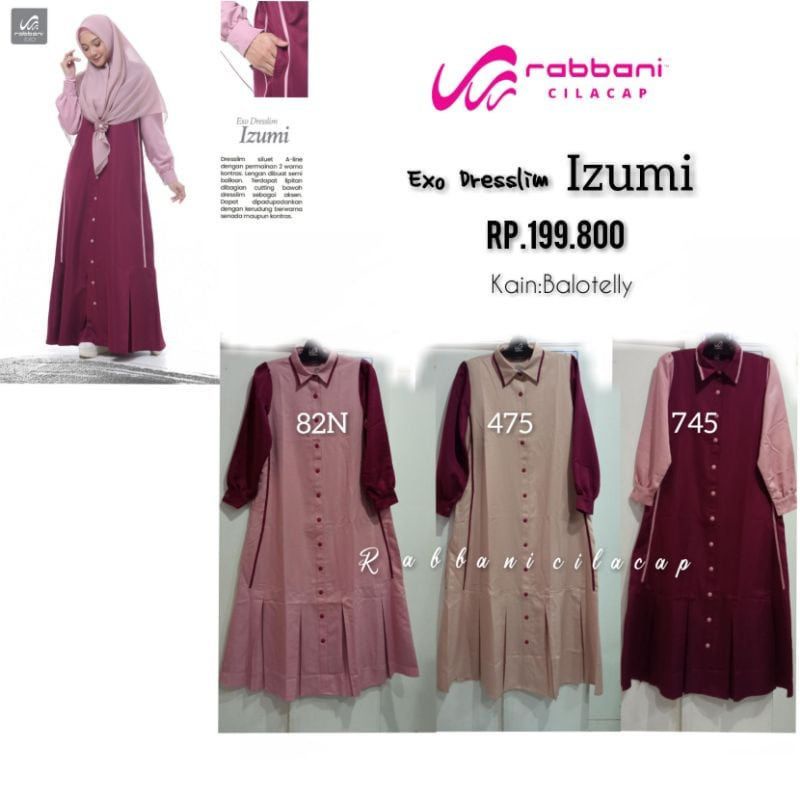 exo dresslim IZUMI - RABBANI - dresslim rabbani - rabbani exo - gamis
