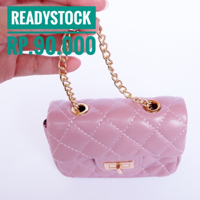 READY BAG - Mini Chanel Pink