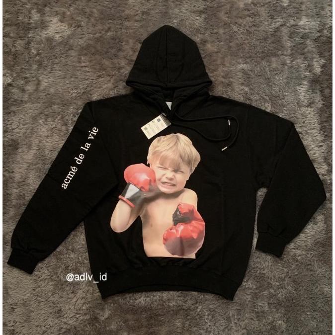 ACME DE LA VIE ADLV BABY FACE HOODIE BLACK BOXING