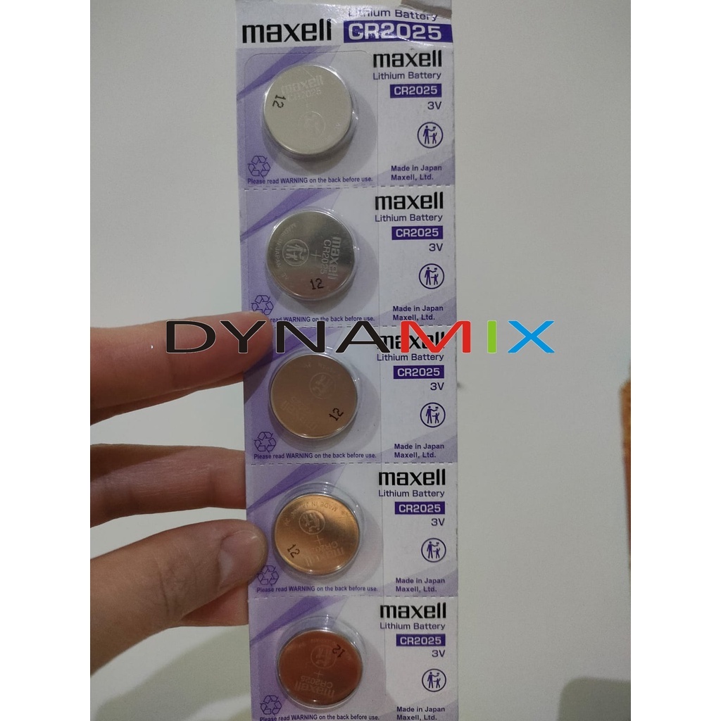 Baterai MAXELL CR2025 CR 2025 Lithium Original Japan | Baterai Jam Tangan Kalkulator Remote