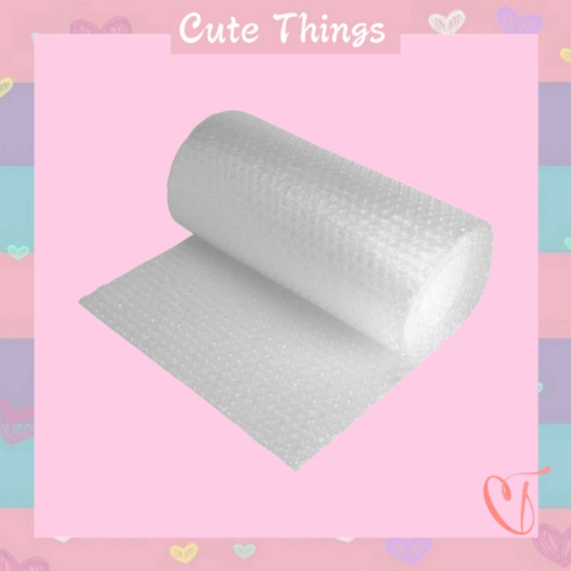 

Tambahan bubble wrap agar lebih aman