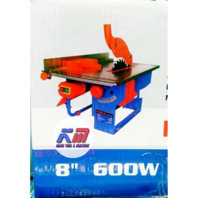Modern Meja Gergaji / Table Saw 8 inci / Mesin Potong Kayu