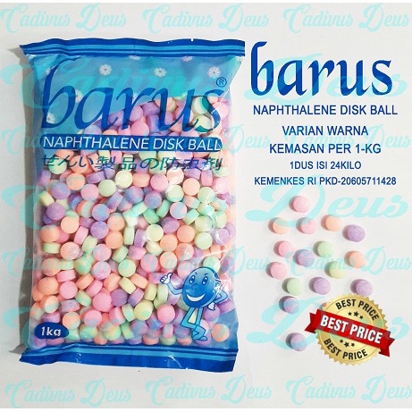 KAMPER - BARUS - WARNA - PUTIH - 1KILO - UTK LEMARI DLL