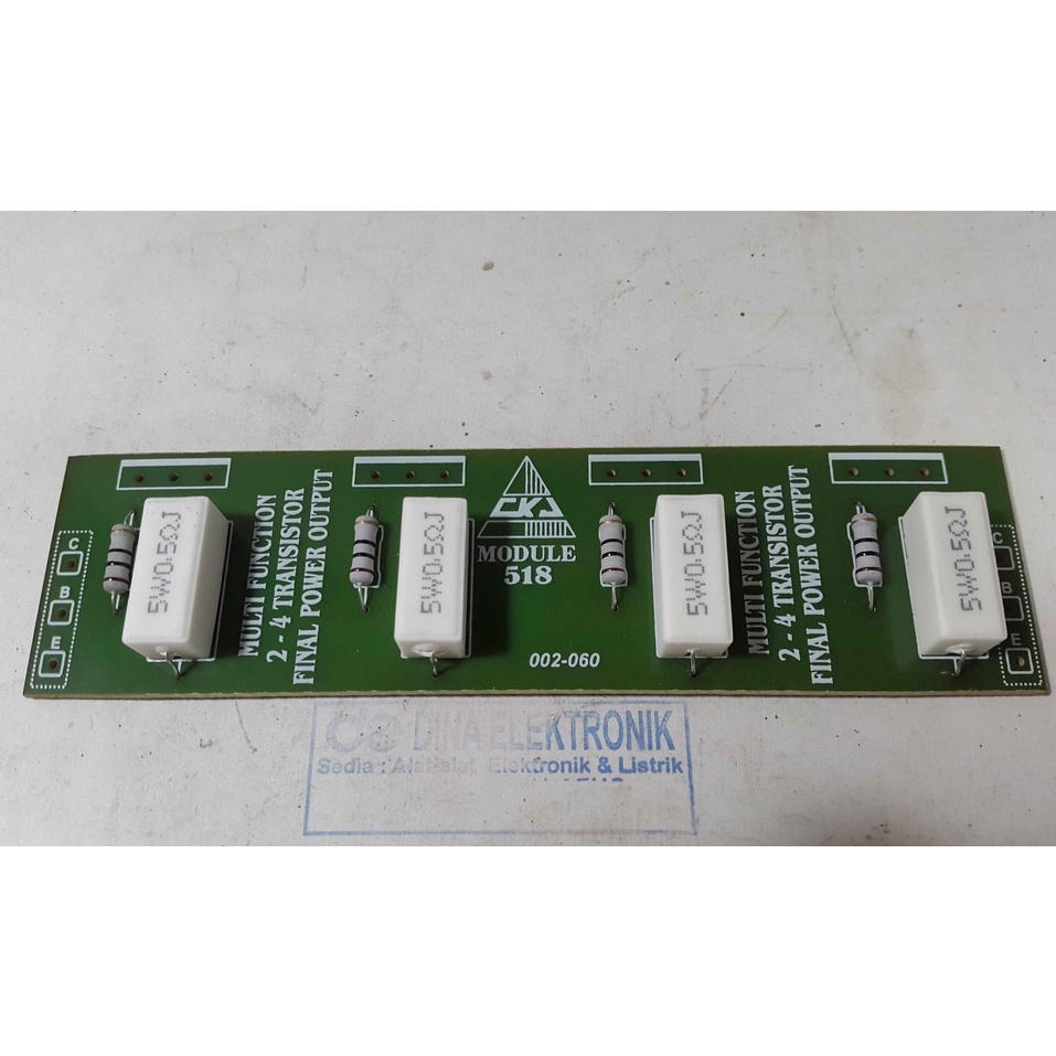 PCB - STRIP LINE TR FINAL SANKEN 2 SET PLUS KOMPONEN