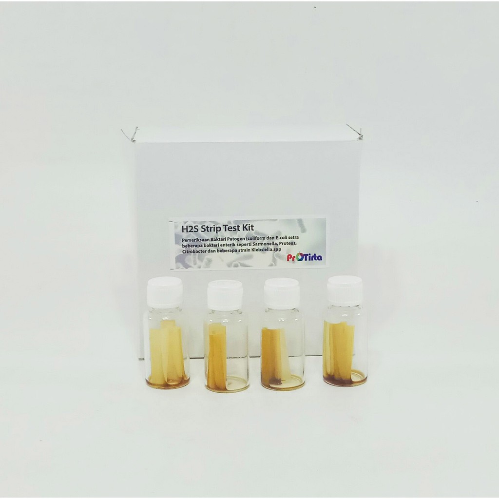 WATER TEST KIT. Bakteri Patogen - 25 Test. Methode H2S/ Test Strip H2S