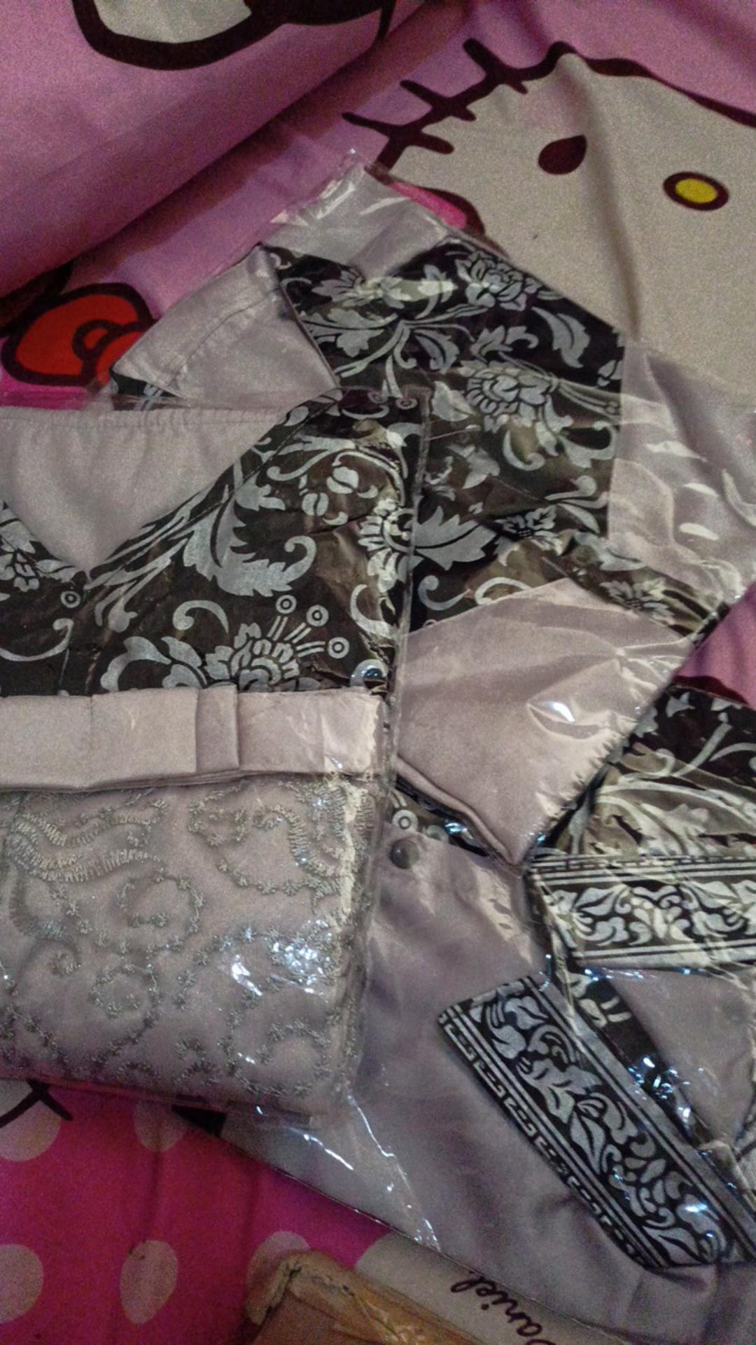 Batik Couple + Anak, Gamis Dan Kemeja Lengan Pendek Limited Edition By Batik Sumber Bahagia