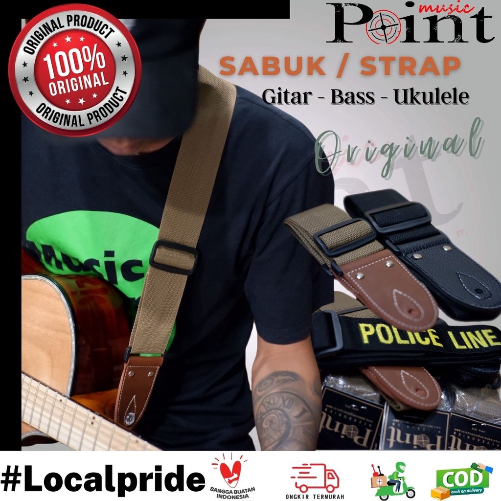 Strap / sabuk / tali gitar Original Point