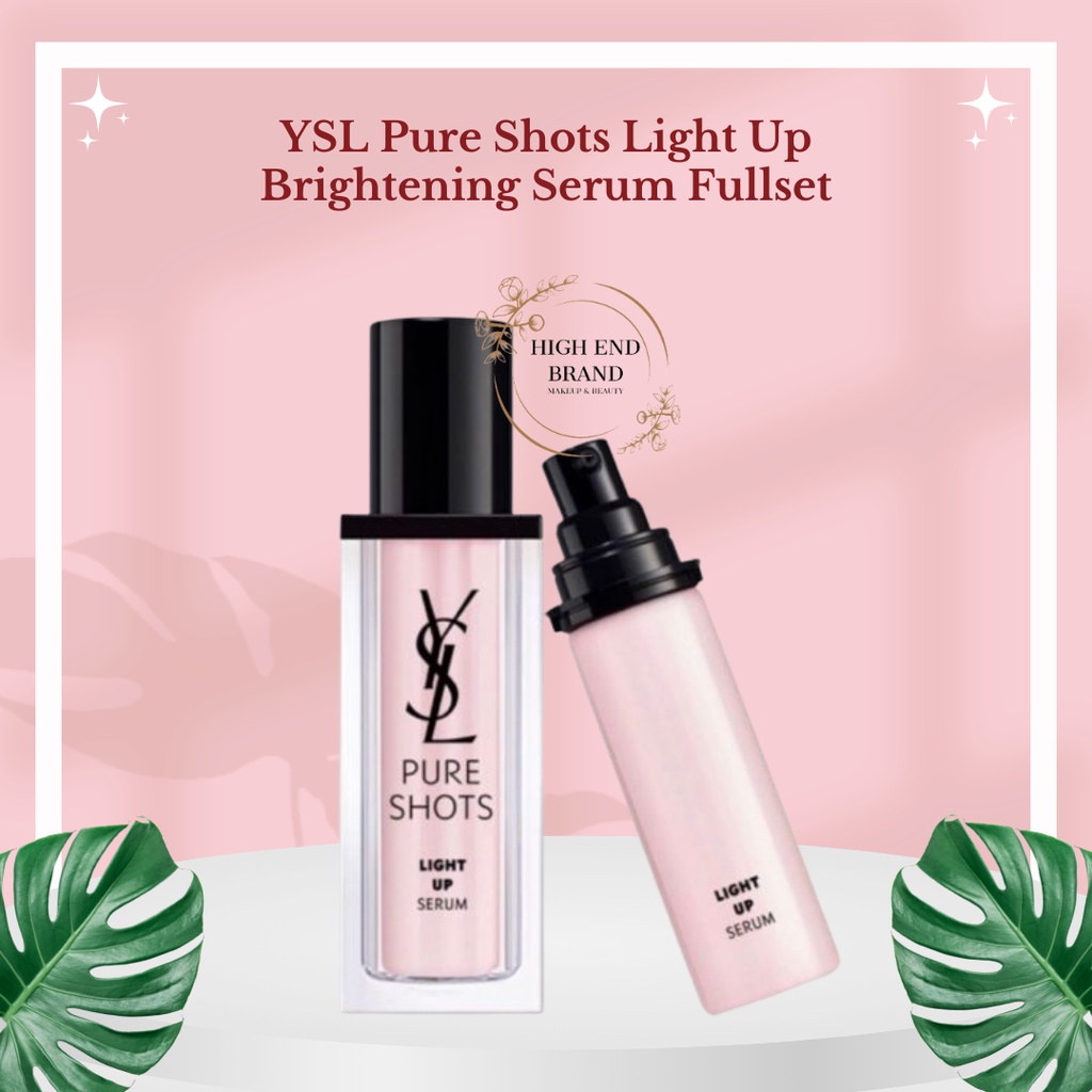 YSL Pure Shots Light Up Brightening Serum Full Set / YSL Light Up Serum Refil